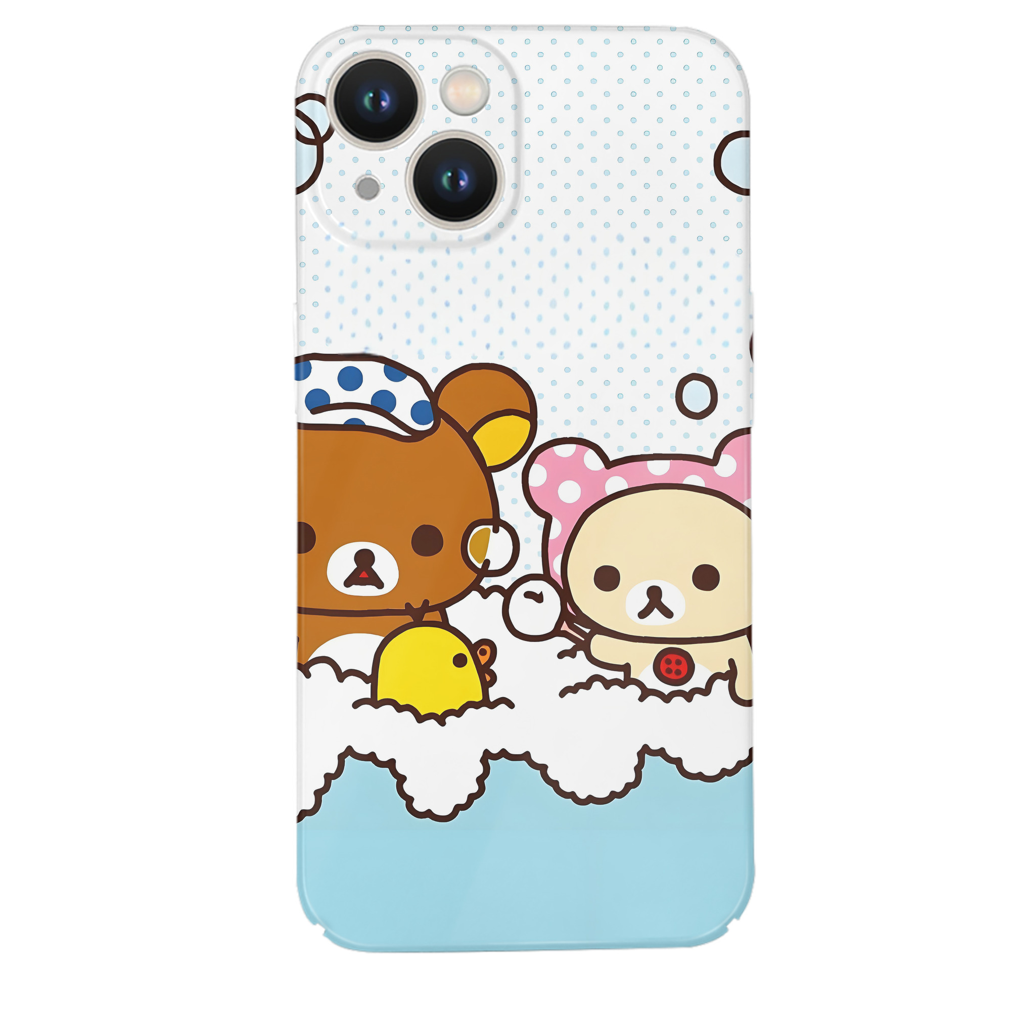 （画像用） リラックマ リラックマ キイロイトリ Rilakkuma Korilakkuma Kiiroitori 【iPhone 14シリーズ対応】ハードケース